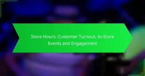 Store Hours: Customer Turnout, In-Store Events and Engagement