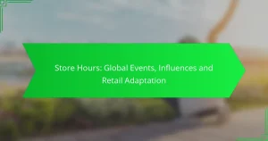 Store Hours: Global Events, Influences and Retail Adaptation